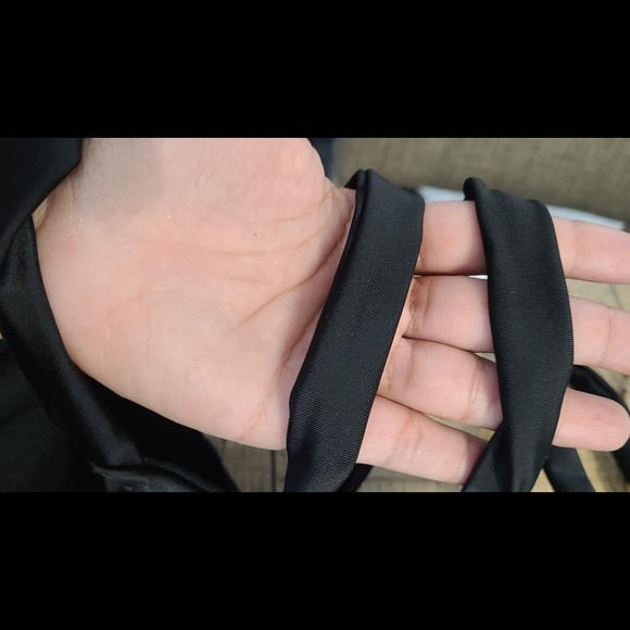 Cut Out Bathing Suit Black One Piece Swimwear Chea - Picture 8 of 8